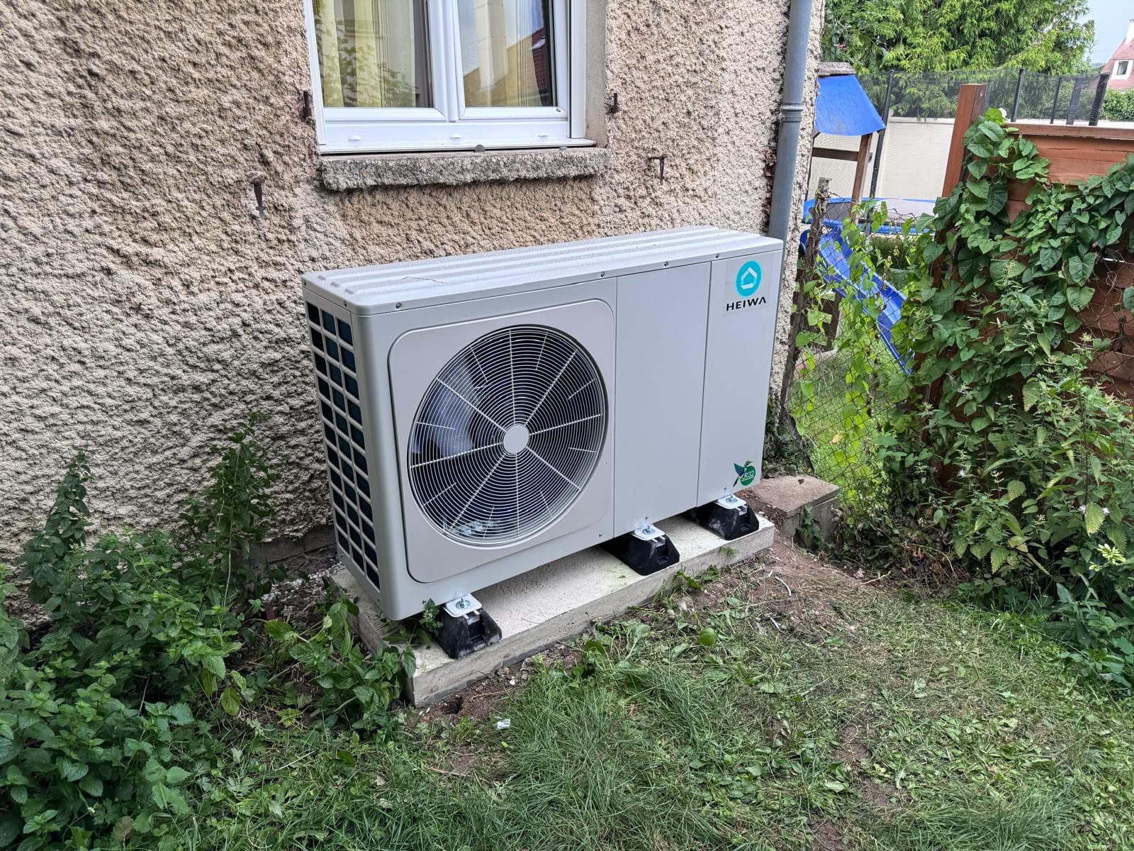 Pompe à chaleur air/eau installation extérieure